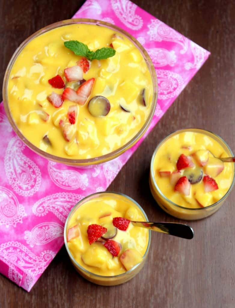 4 Ingredients Mango Fruit Salad 