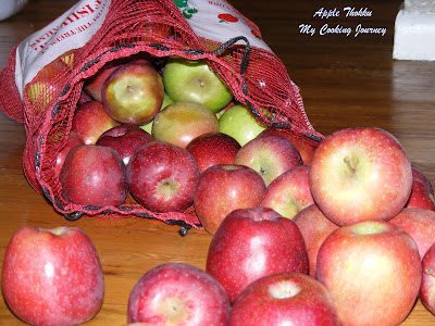 apples from apple picking