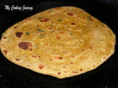 Cooked Avocado Paratha