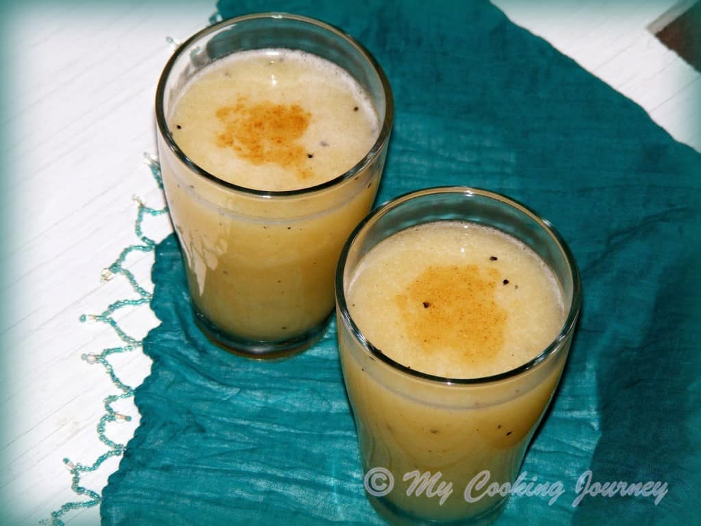 Bihar Aam Jhora in a glass