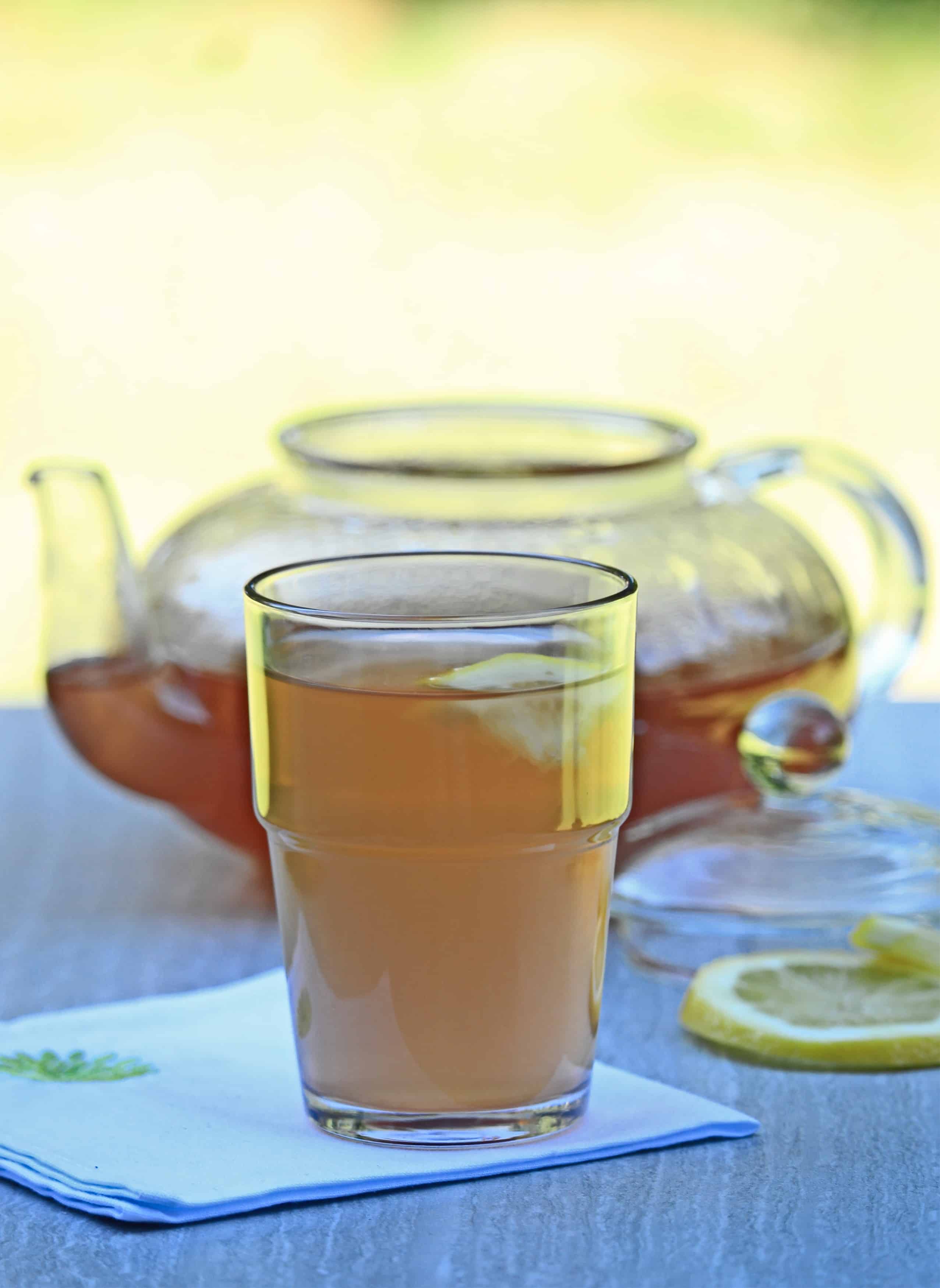 Bori-Cha in glass cup