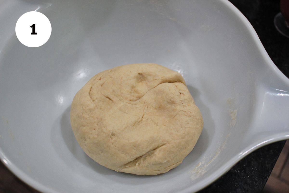 Dough in a bowl