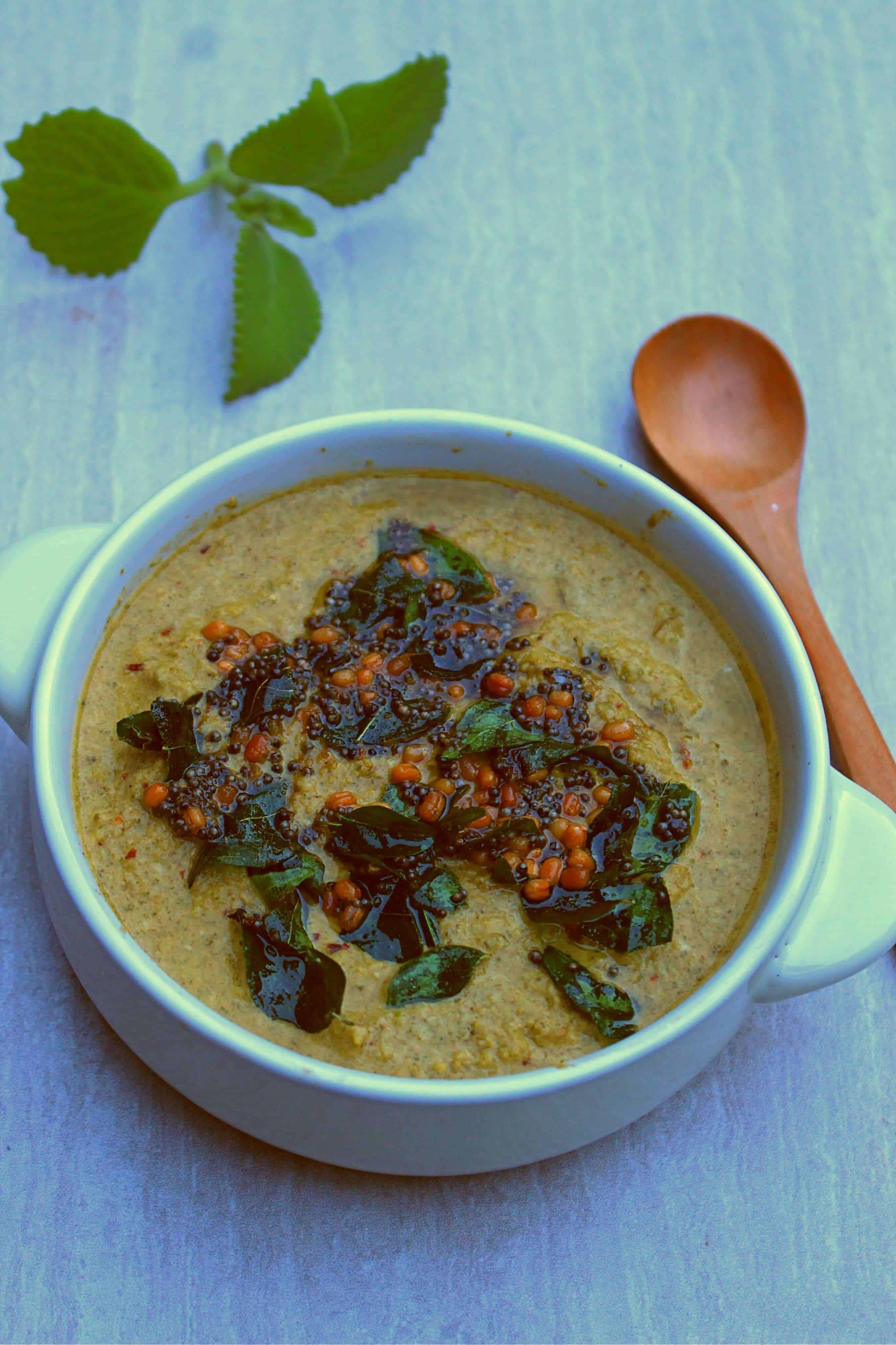 Karpooravalli Chutney finished product