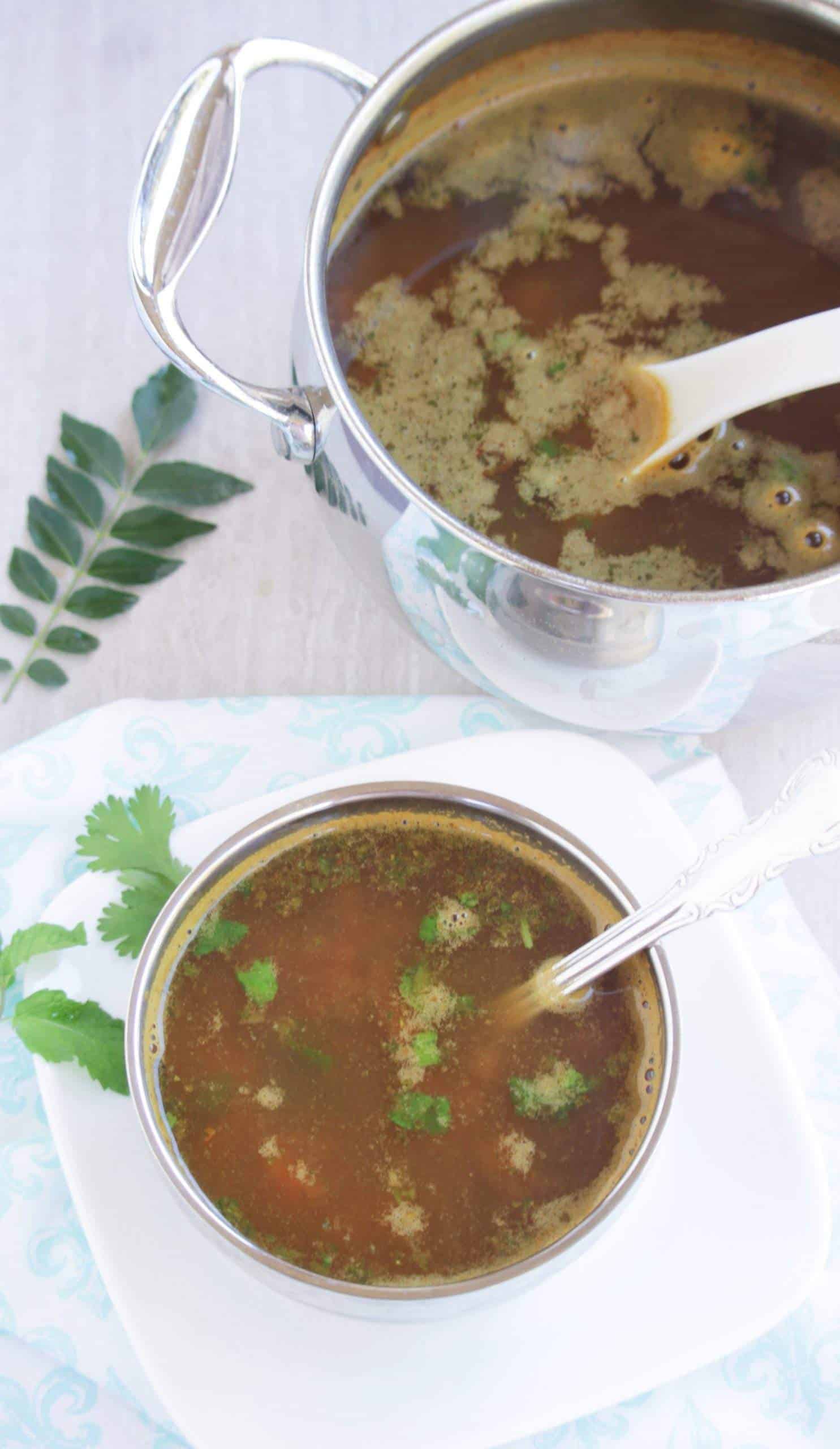 Mulligatawny Soup ready to serve