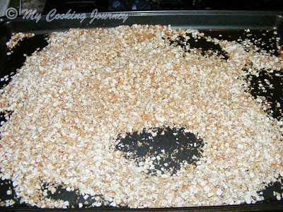 Roasting Oats in a pan