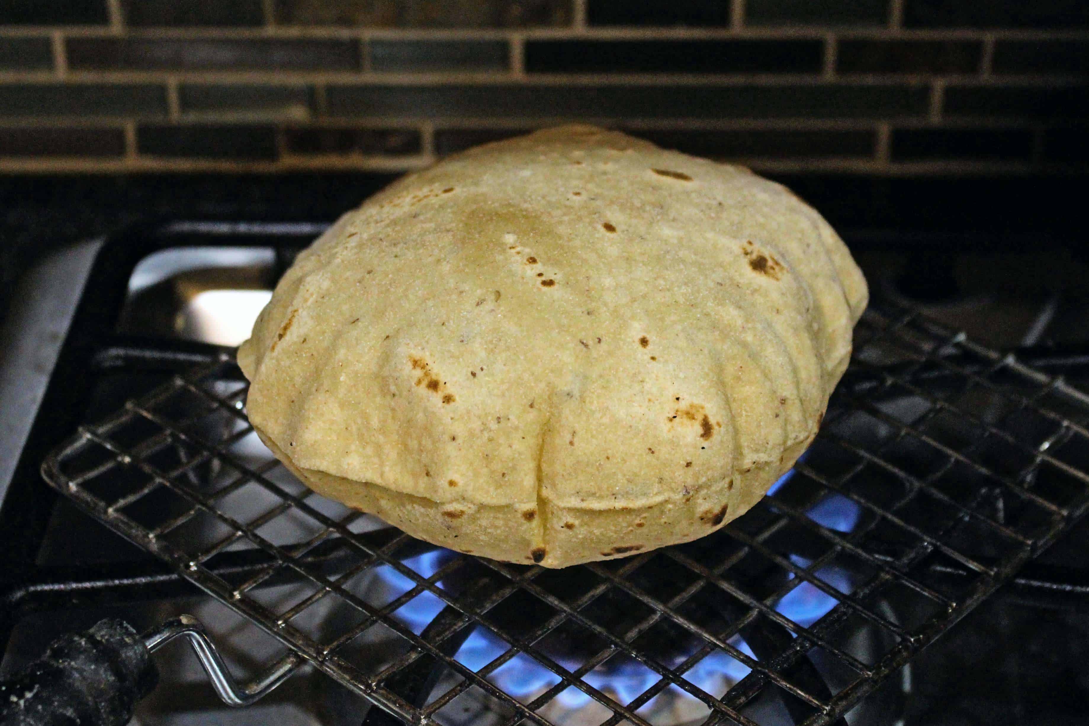 Cooking the Roti